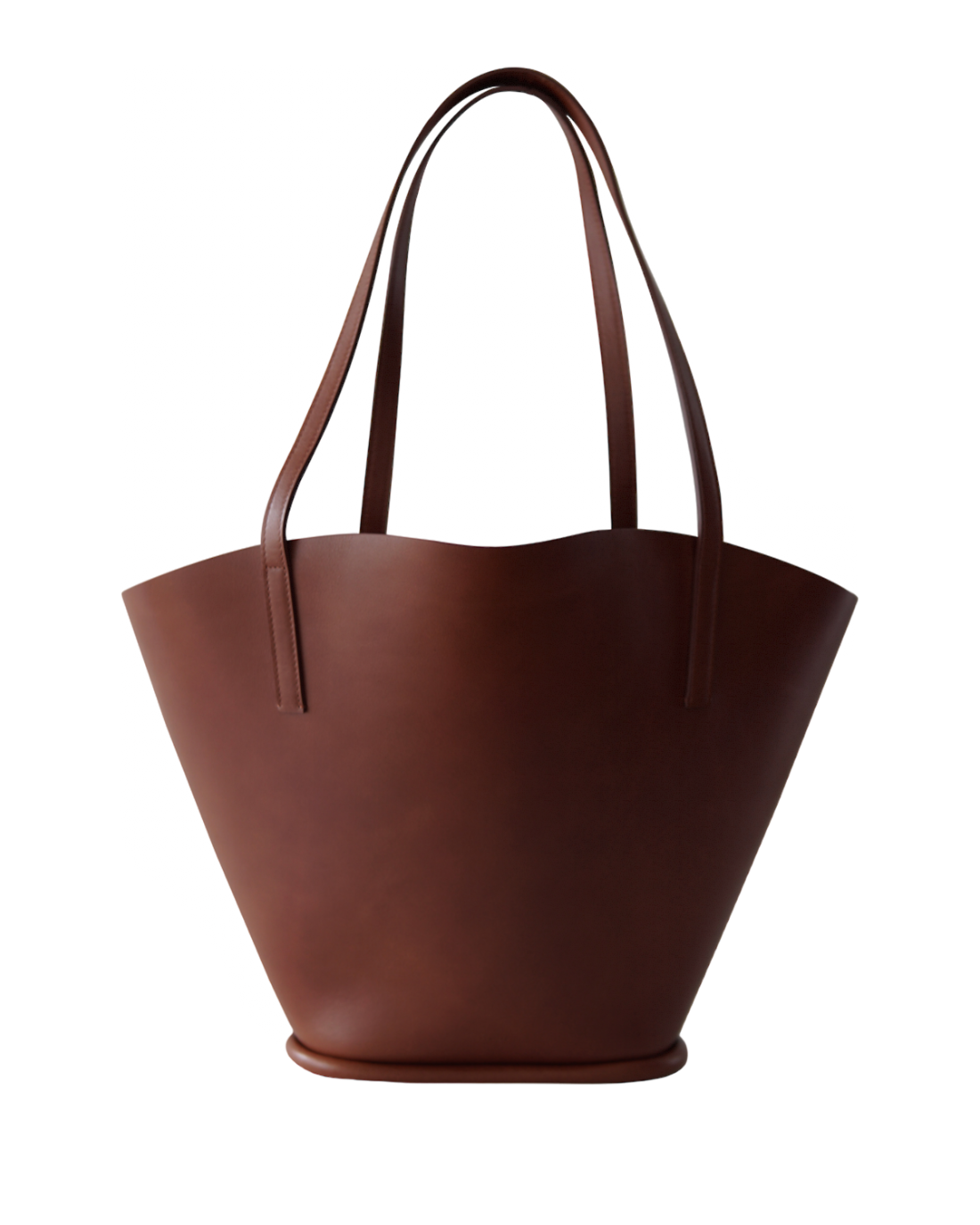 Shopper Bag Large In Brick Brown