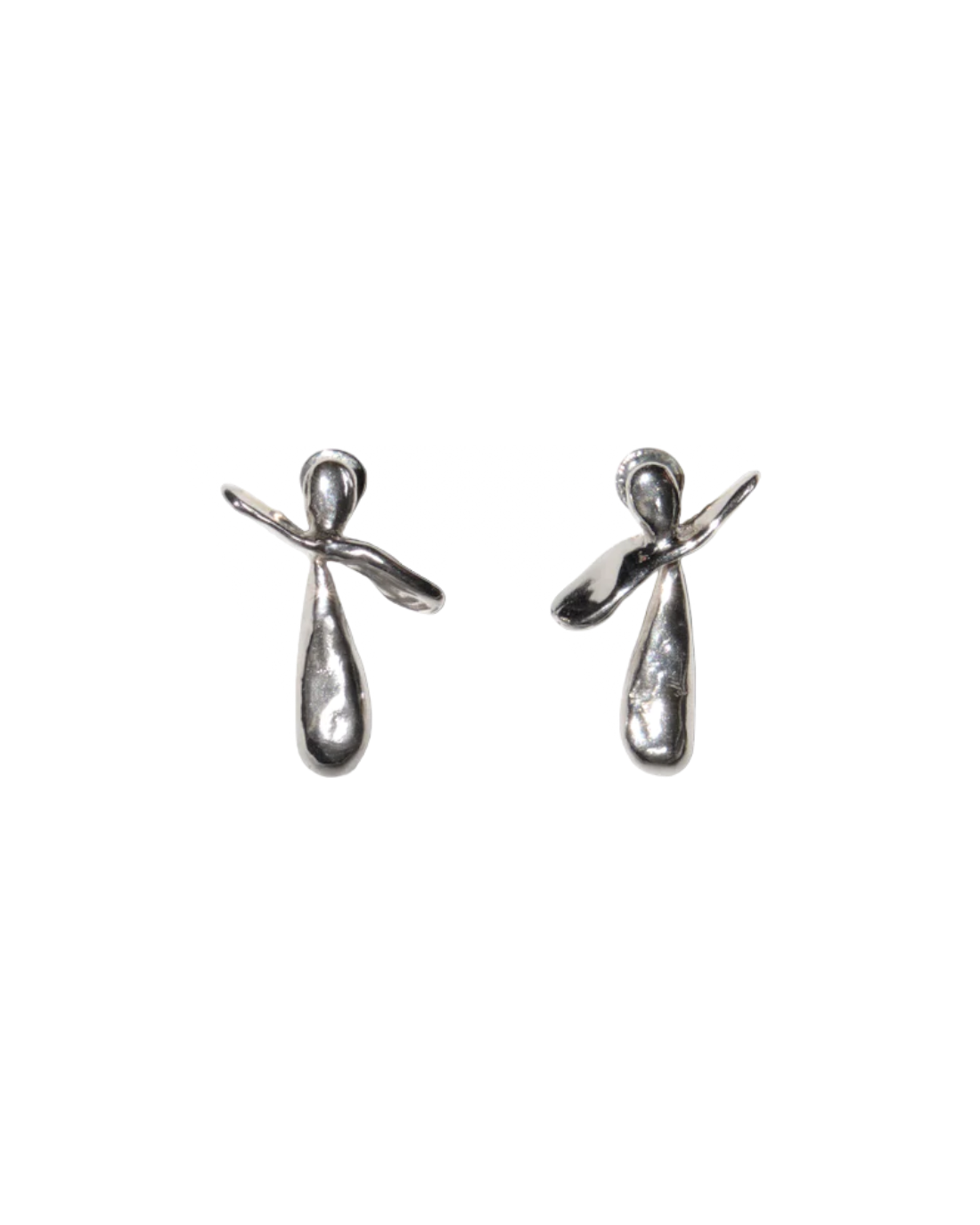 Poise Earrings In Silver