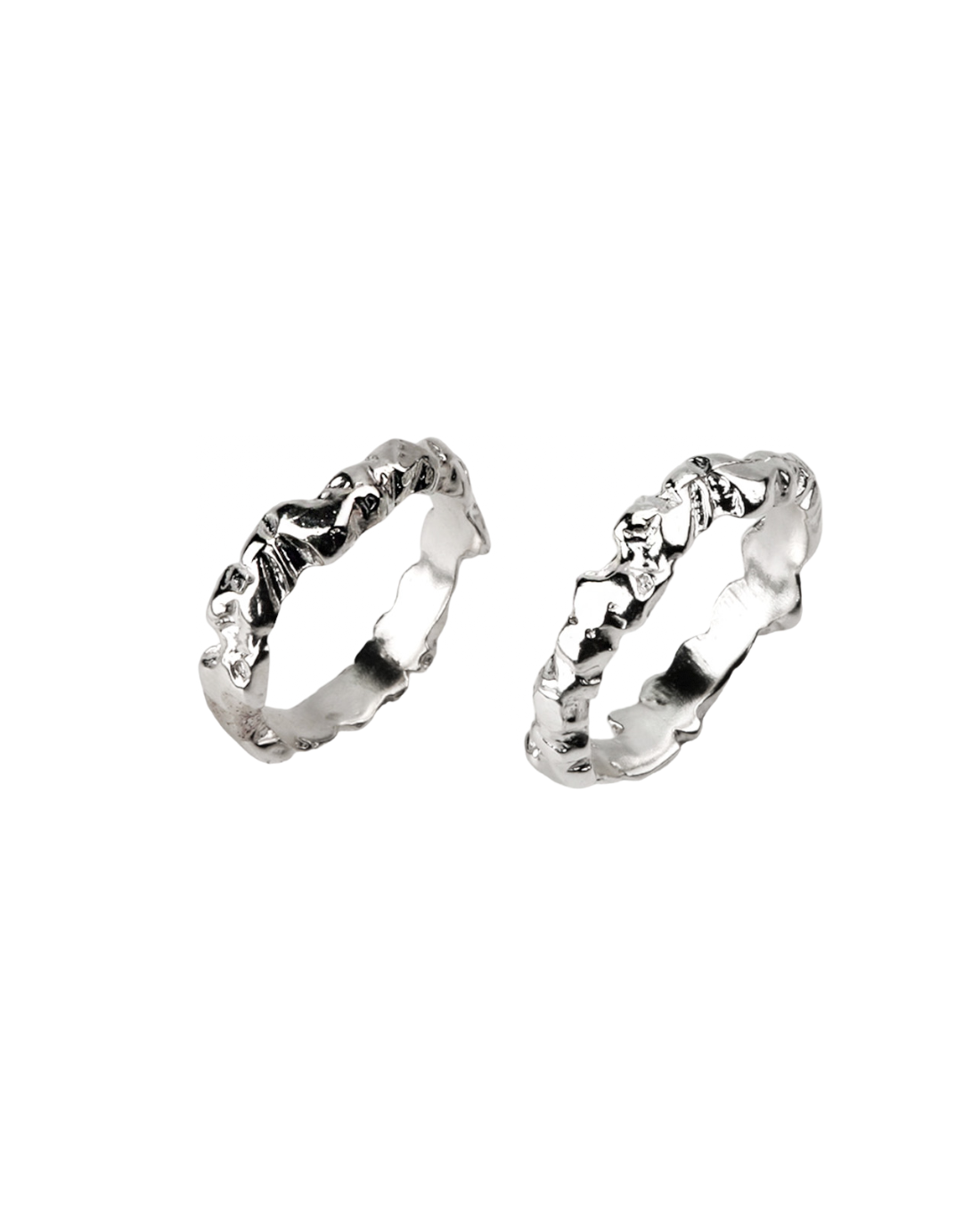 Couple Ring Set 30 In Silver