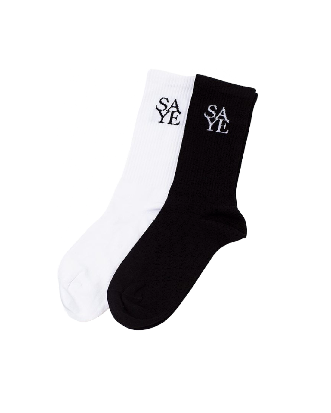 SAYE Socks In Black & White