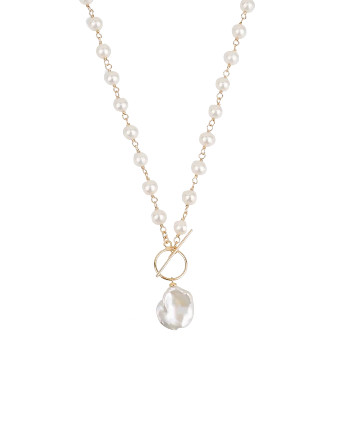 The Knotting Keshi Pearl Necklace