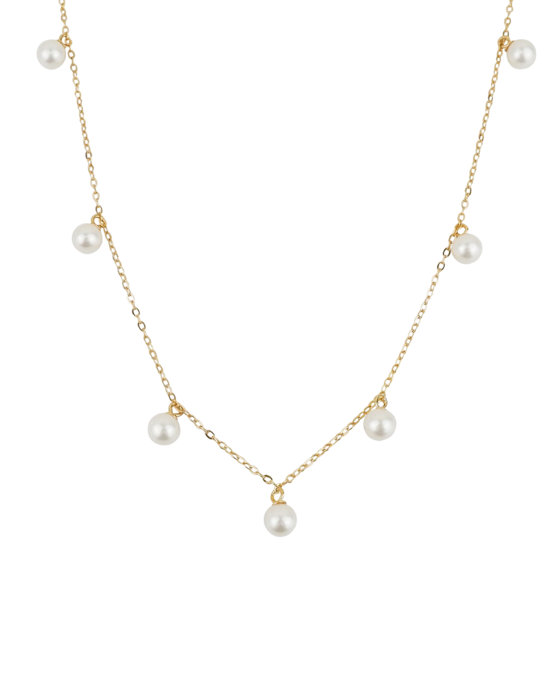 Raindrop Pearl Necklace