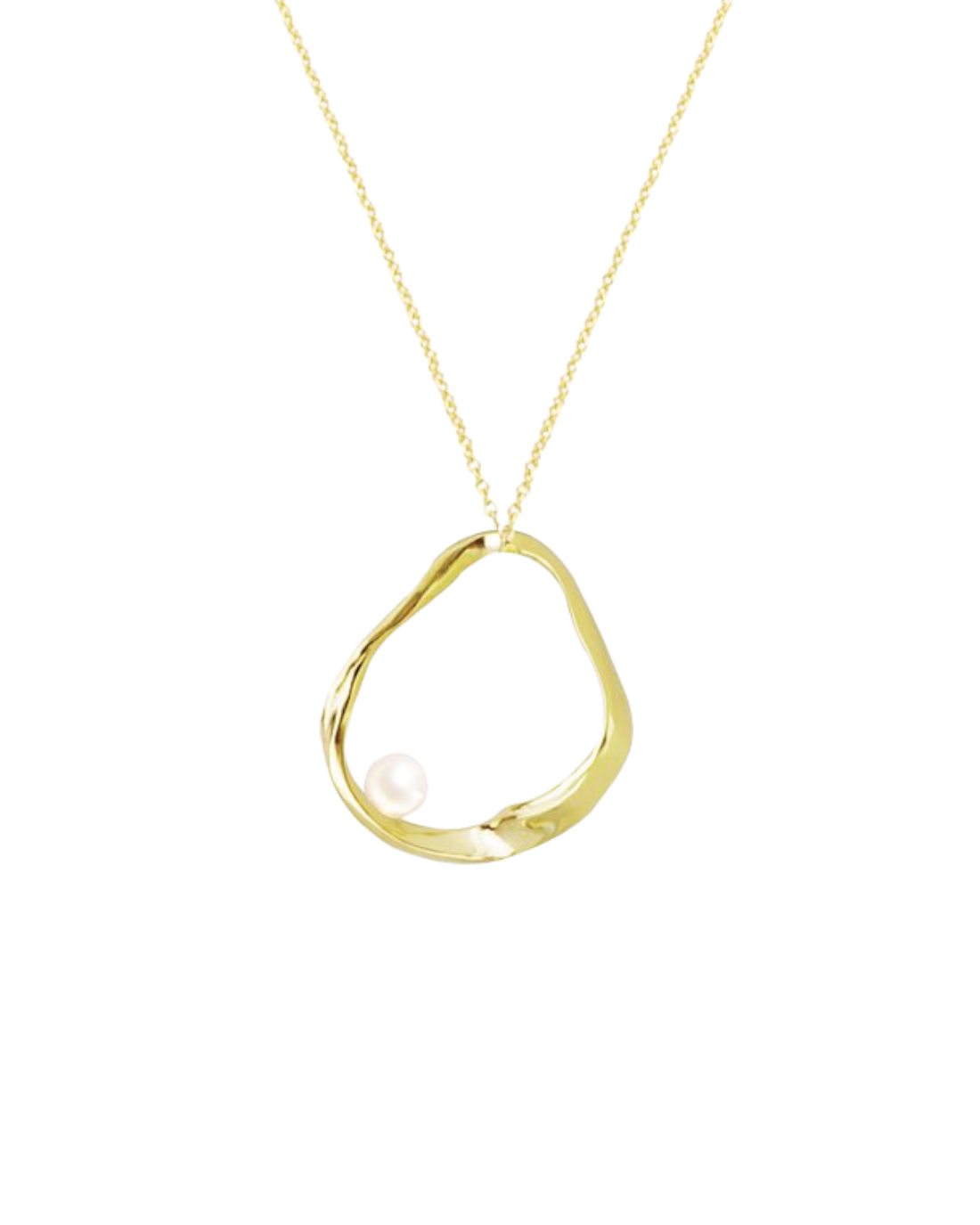 Golden Ripple Necklace